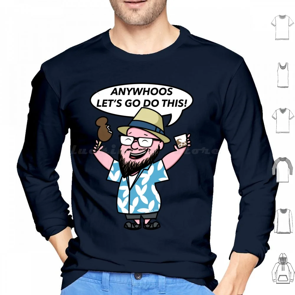 Paging Mr Morrow Hoodies Long Sleeve Theme Park Vlogger Holiday Usa Florida Vacation Nate Morrow Fedora Anywhoos Fancy