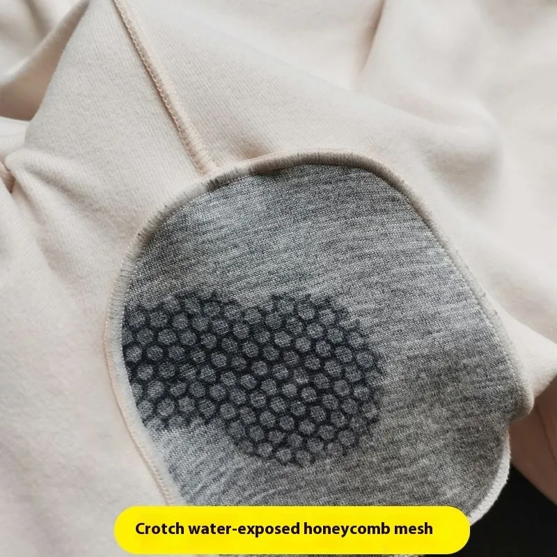 Dames warm ondergoed thermische broek fleece gevoerde wintershorts taillebescherming koud weer verdikt zacht comfort slipje