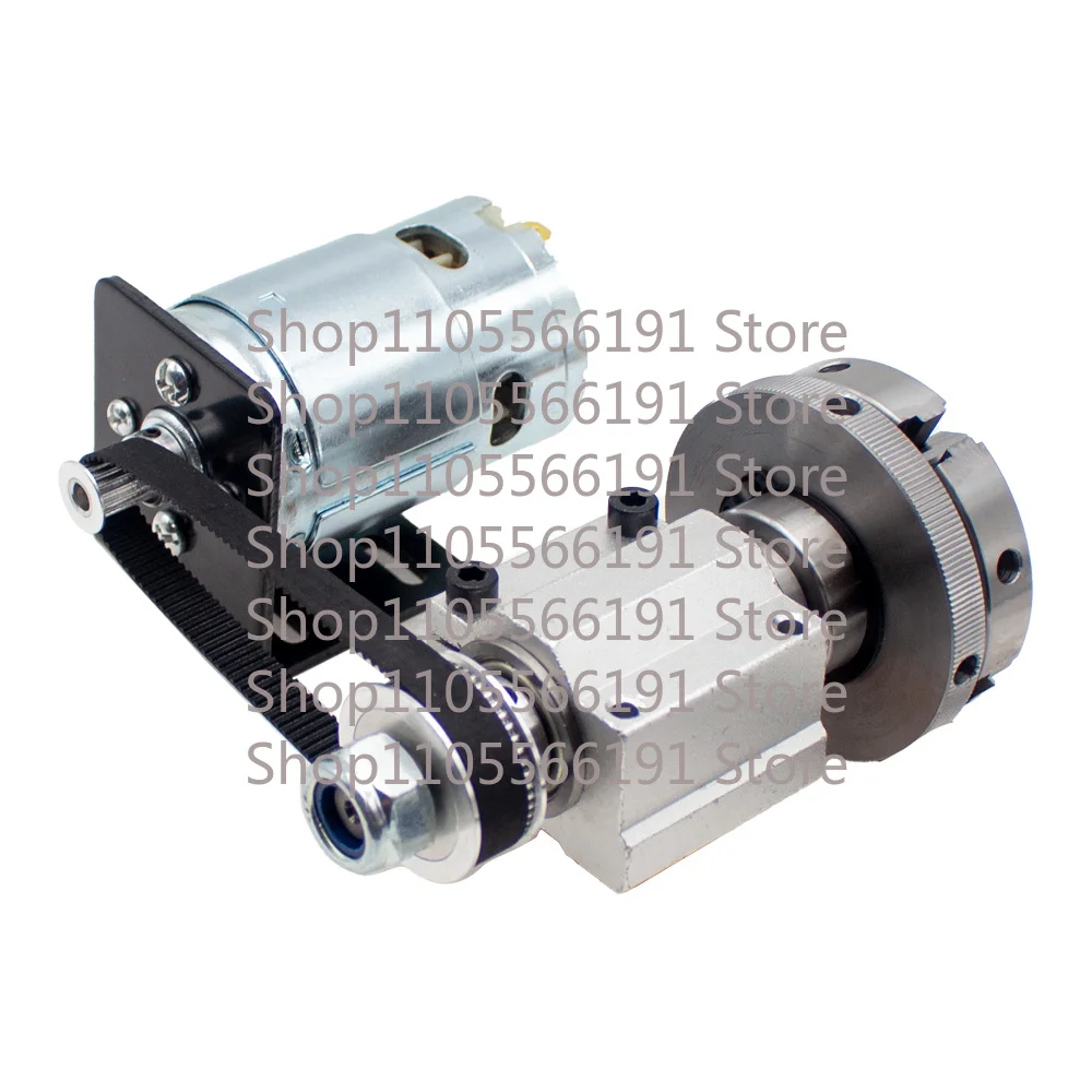 No power Multi-function 895 Motor Rotary Lathe Woodworking Spindle DIY Slider Assembly + Chuck Y