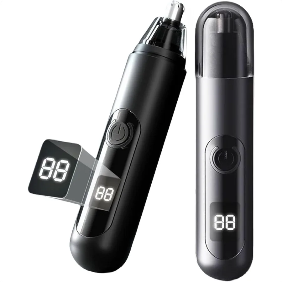 

Ear and Nose Hair Trimmer Suitable for Men and Women with LED Display Screen USB Rechargeable 2025 Profional Painl Eyebrow Faci