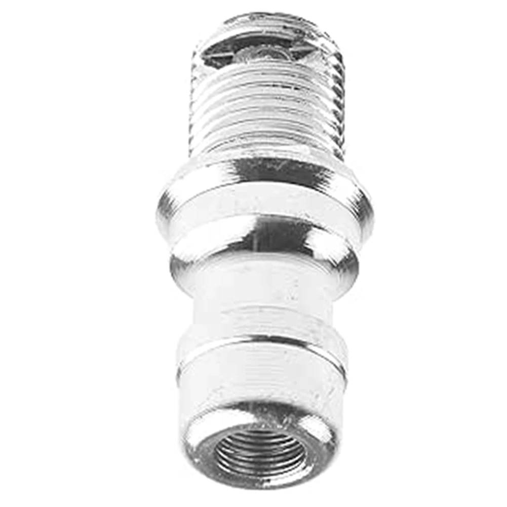 1pc Silver Steel Nozzle For Lawn Mowers Strimmers Snow Blowers Quick Connect Deck Wash Kit Replacement Accessories