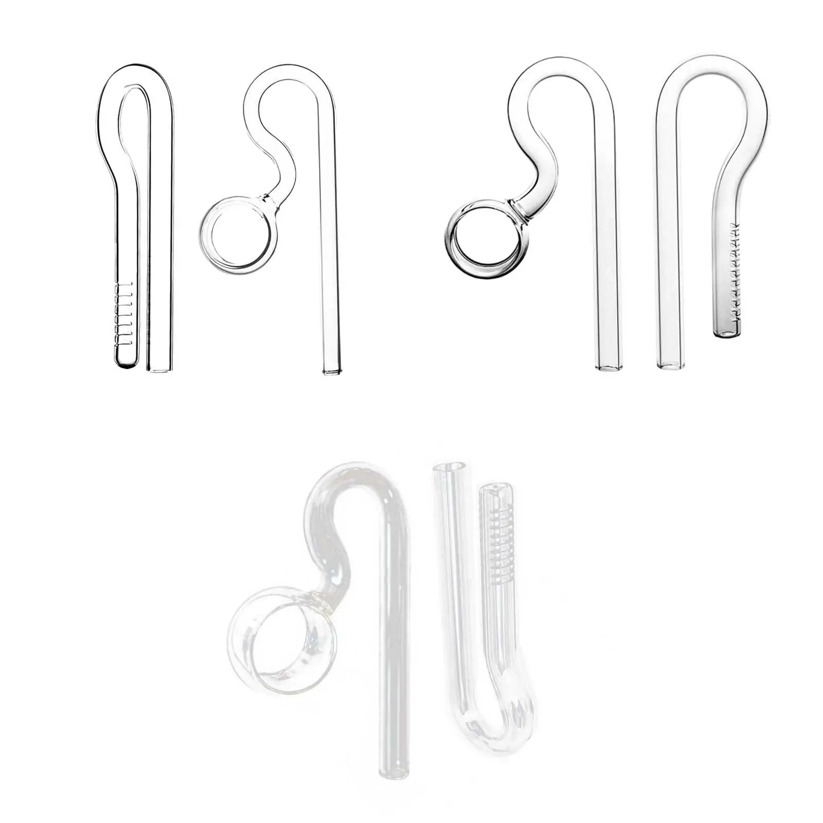 Aquarium Lily Pipe Inflow/outflow Clear Easy to Clean Adjust The Flow Skimmer Easy to Install Remove Oil Glass Lily Pipe Inflow - view 2