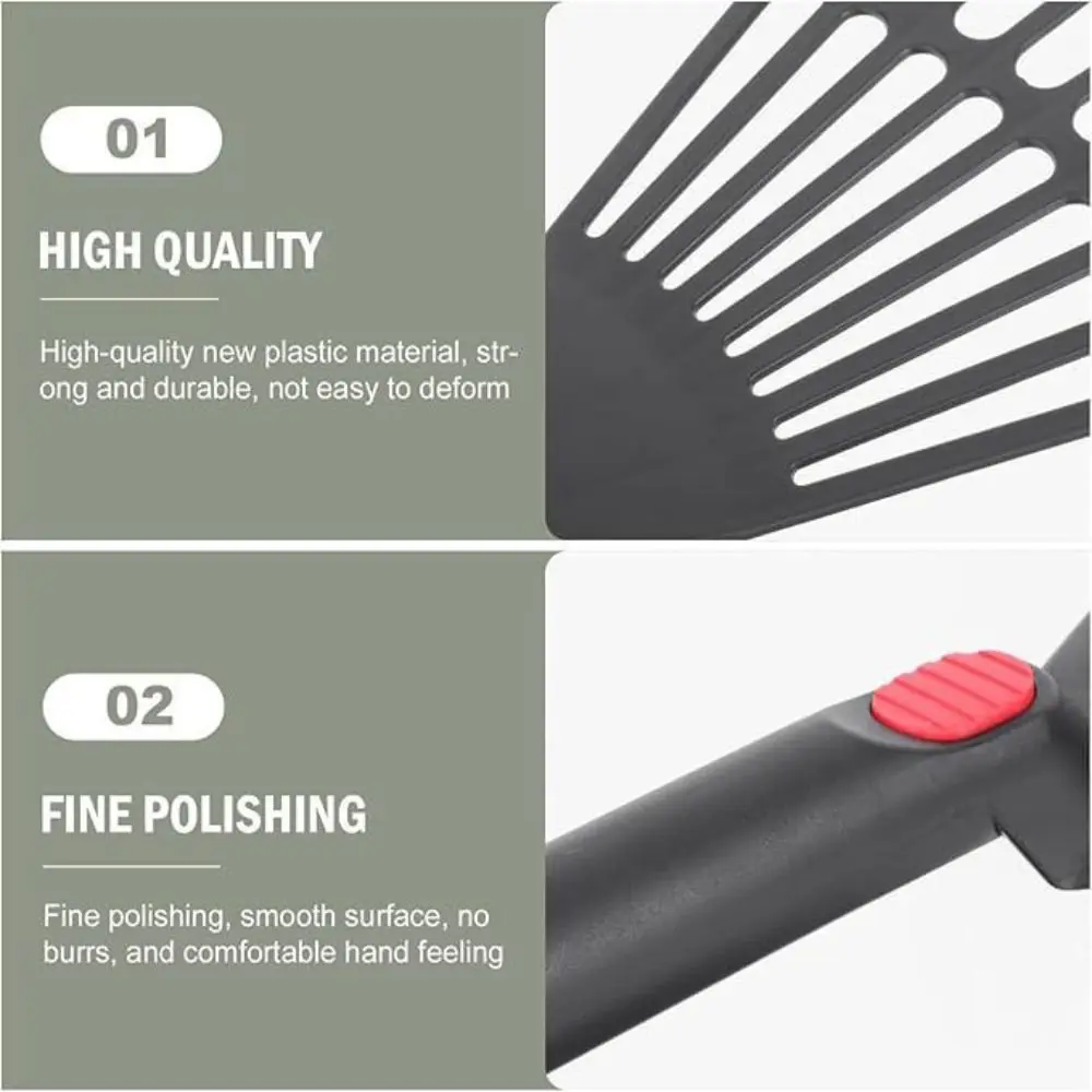 Durable Plastic Garden Grass Leaf Rake Comfortable Handle Leveling Hand Rake Comfortable Safe Fallen Leaves Rake Lawn
