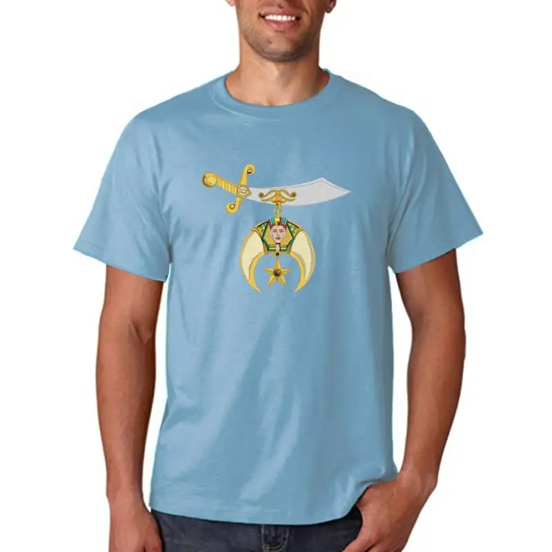 Masonic Shirt - Shriners Mystic Shrine Pha Brotherhood Symbol - Freemasonry Tee Sportswear Tee Shirt