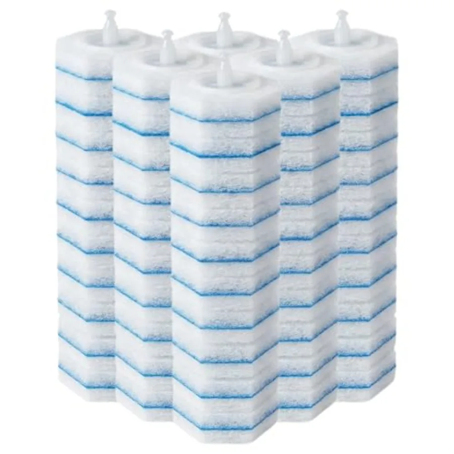 

Disposable Toilet Wand Refills Compatible with Clorox, Deep Cleaning Push-Button Release Heads for Hygienic Bathroom Cleaning 6