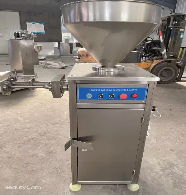 Meat Sausage Product Making Filling Machinetwister Automatic Sausage Stuffer With Twisting Function