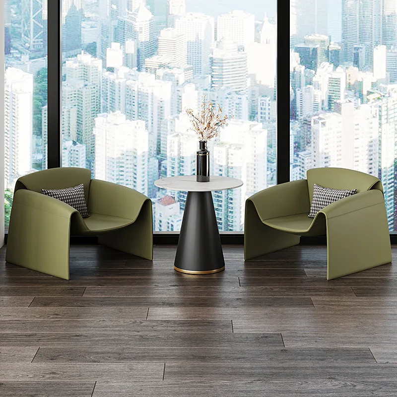 Italian light luxury designer single sofa