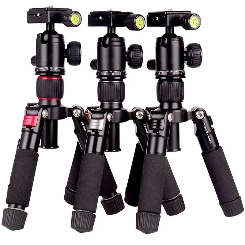 FM5S 휴대용 경량 여행 스탠드, 카메라 DSLR SLR용 360 도 볼 헤드가 있는 미니 삼각대, 탁상 비디오 Best5 FM5S 휴대용 경량 여행 스탠드, 카메라 DSLR SLR용 360 도 볼 헤드가 있는 미니 삼각대, 탁상 비디오 Best5