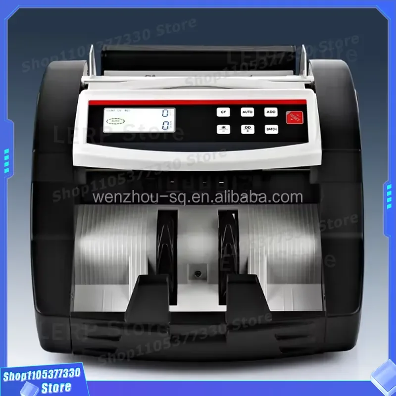 Automatic Banknote Counter Machine with UV MG IR Fake Money Detector for USD EUR GBP Multi Currency Cash Counting Device for