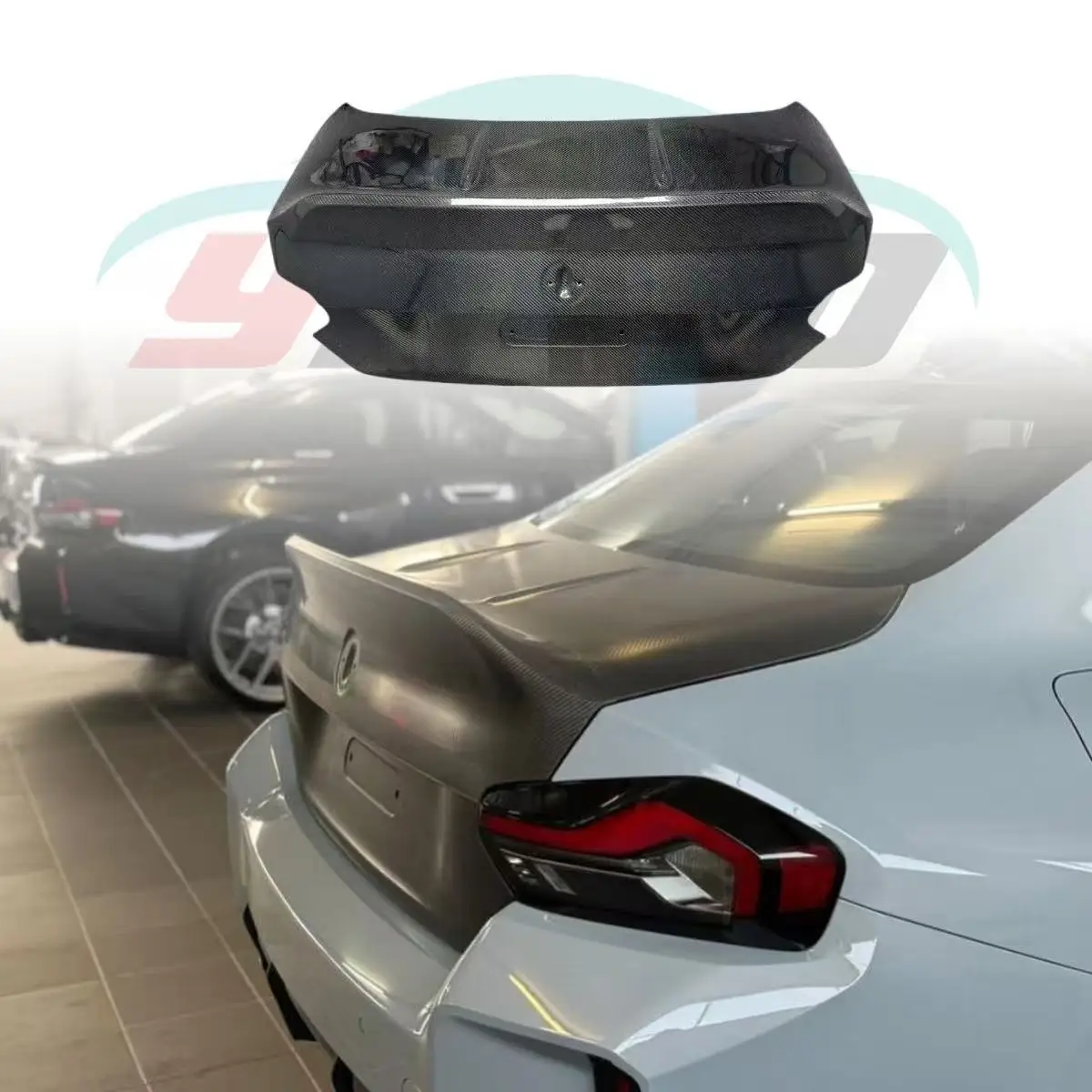 

Carbon Fiber CSL Style Rear Trunk Lid for BMW 2 Series G42 G87 M2 2022+ Rear Trunk Cover Boot Lid Replacement Car Accessories