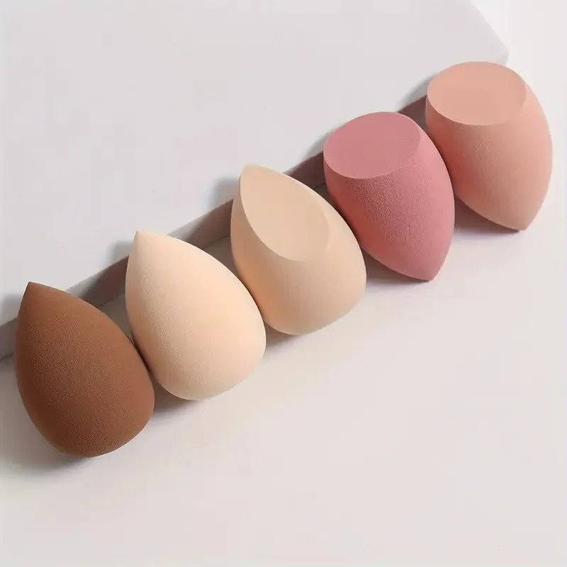6-Pack Brown Makeup Sponges - Holiday SFX & Glam Beauty Set for Foundation & Costume Makeup makeup brush set