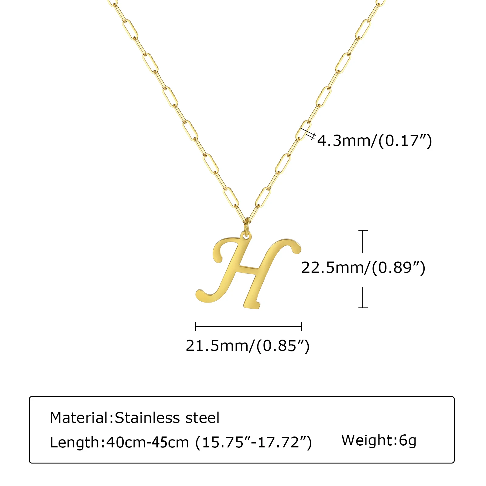 Custom Letter A-Z Initial Necklaces for Women, Shiny Letter Girl Chain Choker, Gold Color Stainless Steel Layered Collar Jewelry