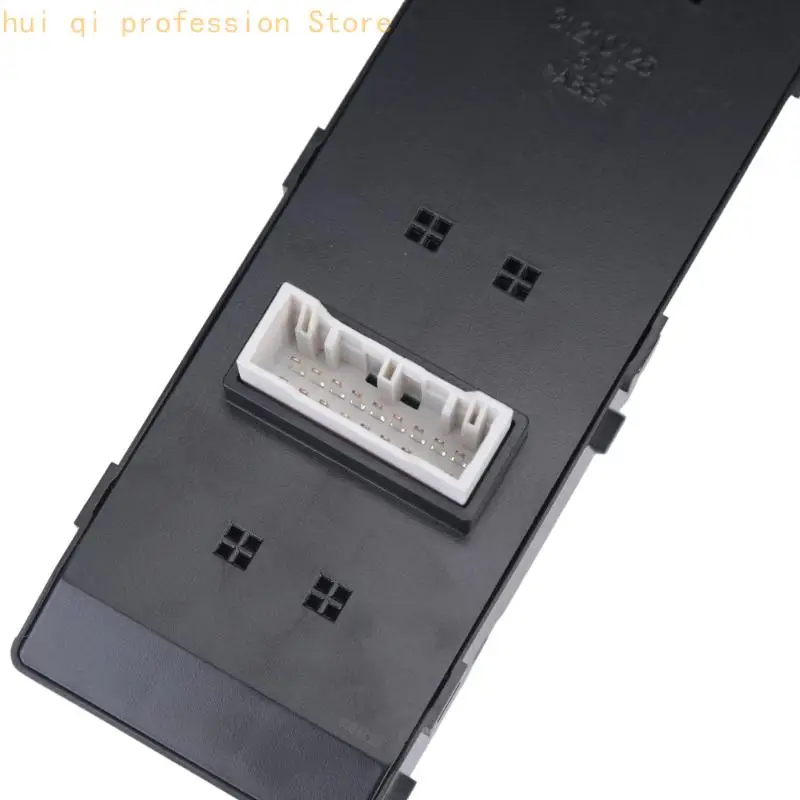 Auto-elektrische Fenster-Knopf-Panel-Baugruppe, Glasheber-Steuerschalter für Reparatur auf der Fahrerseite, schwarz-silbernes – Detail 9