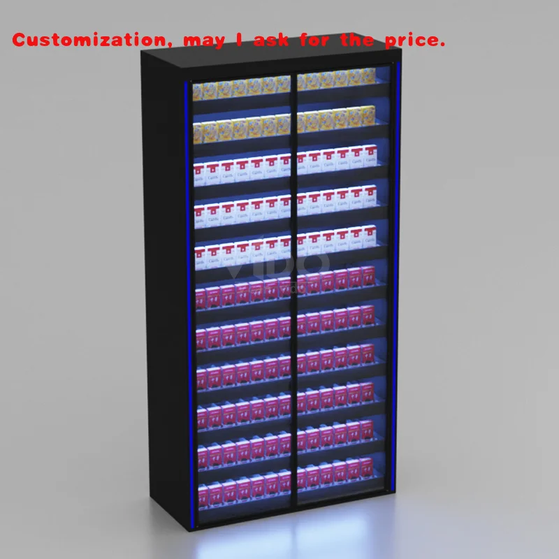 Custom.Supermarket تركيبات المعادن التبغ عرض الرفوف رف انتهازي الرف عرض الربيع تحميل العرض