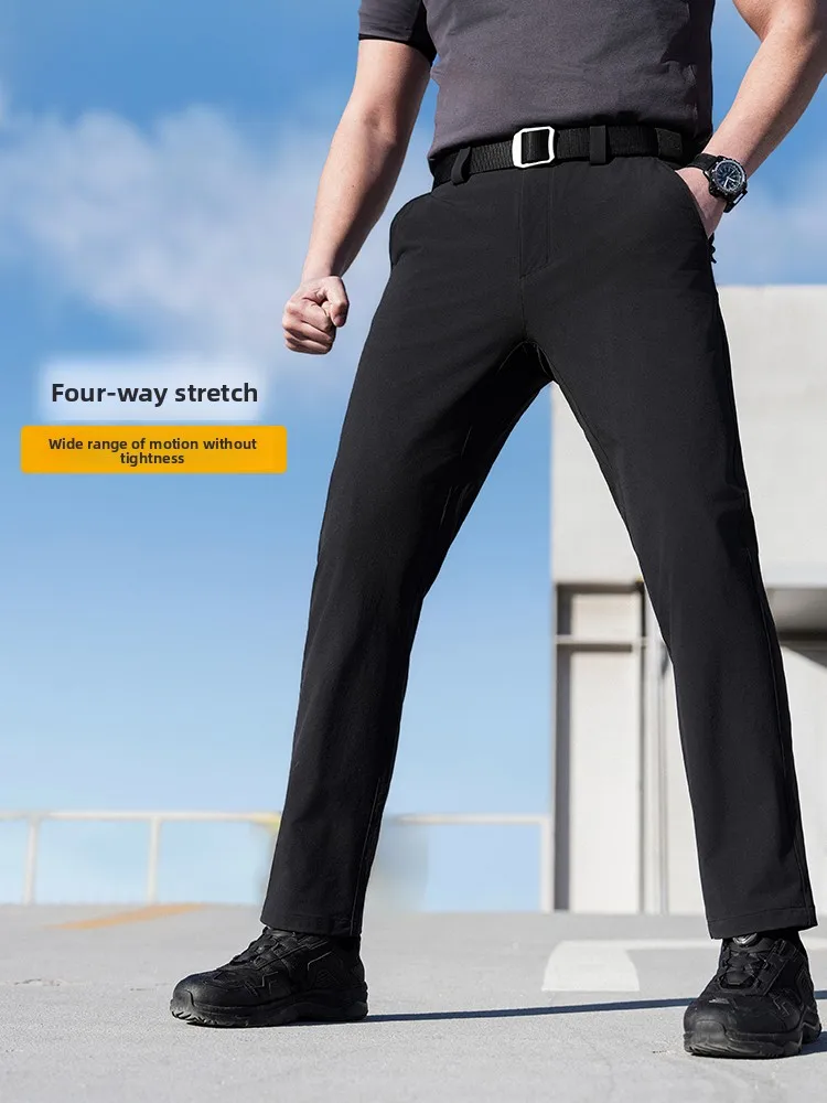 

Dragon Tooth Second Generation Long Pants Tactical Slim Fit Casual Bla Commute Busin Elastic Anti-Static Men's Clothing