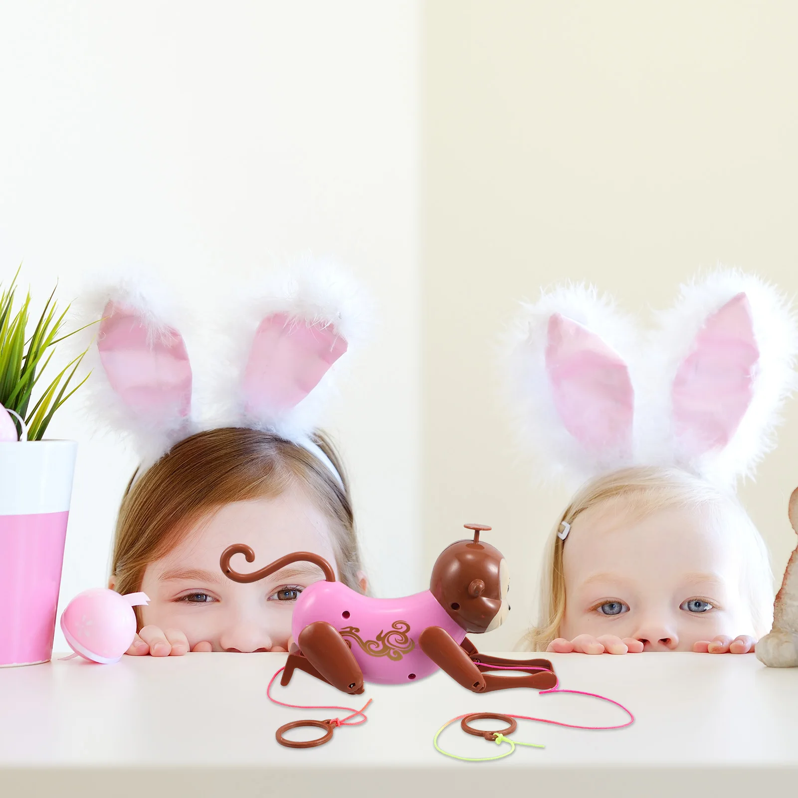 

Детская сенсорная игра с мультяшной тягой, Монтессори, обучающие путешествия для малышей, веревка для раннего возраста