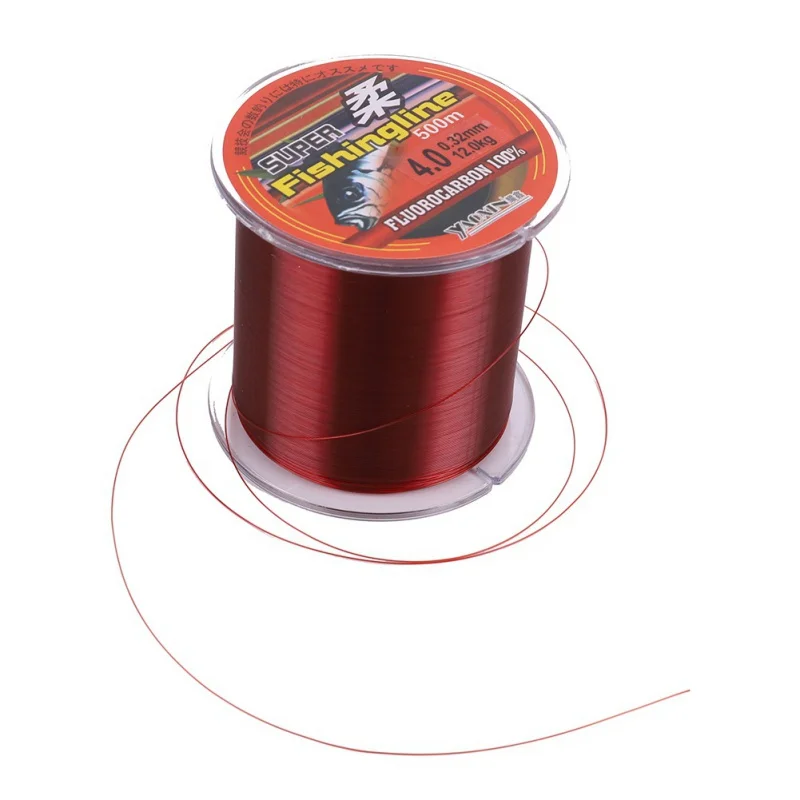 500M Fishing Line Nylon Monofilament Leader Fly Line Super Strong Abrasion Resistance Wire For Freshwater Saltwater