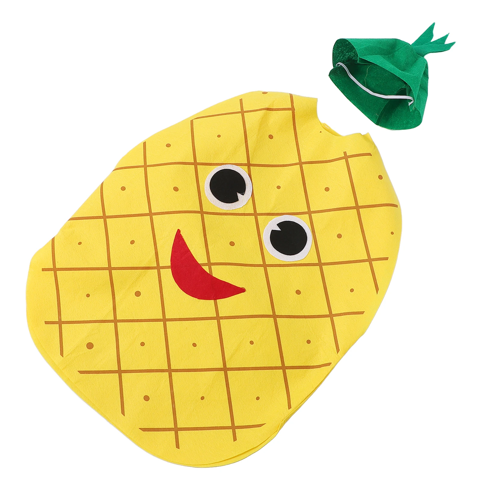 

s Fruit Costume Adorable Pineapple Design Comfortable Texture Cosplay Halloween Stage Performance Prop Vegetable Outfit