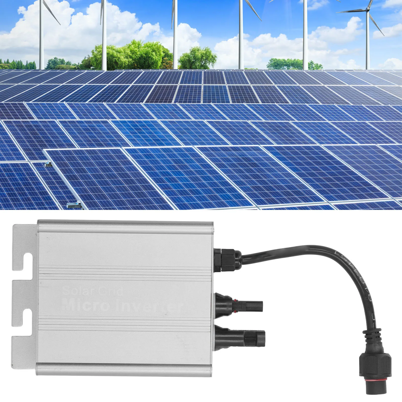 Solar Grid Tie Inverter IP65 Waterproof Auto Identification MPPT Pure Sine Inverter 120V 230VAC Solar Inverter