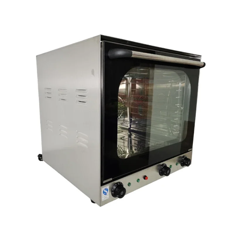 Electric Oven Commercial Full Perspective Hot Air Circulation Spray Type Four Layer Large Baking Box