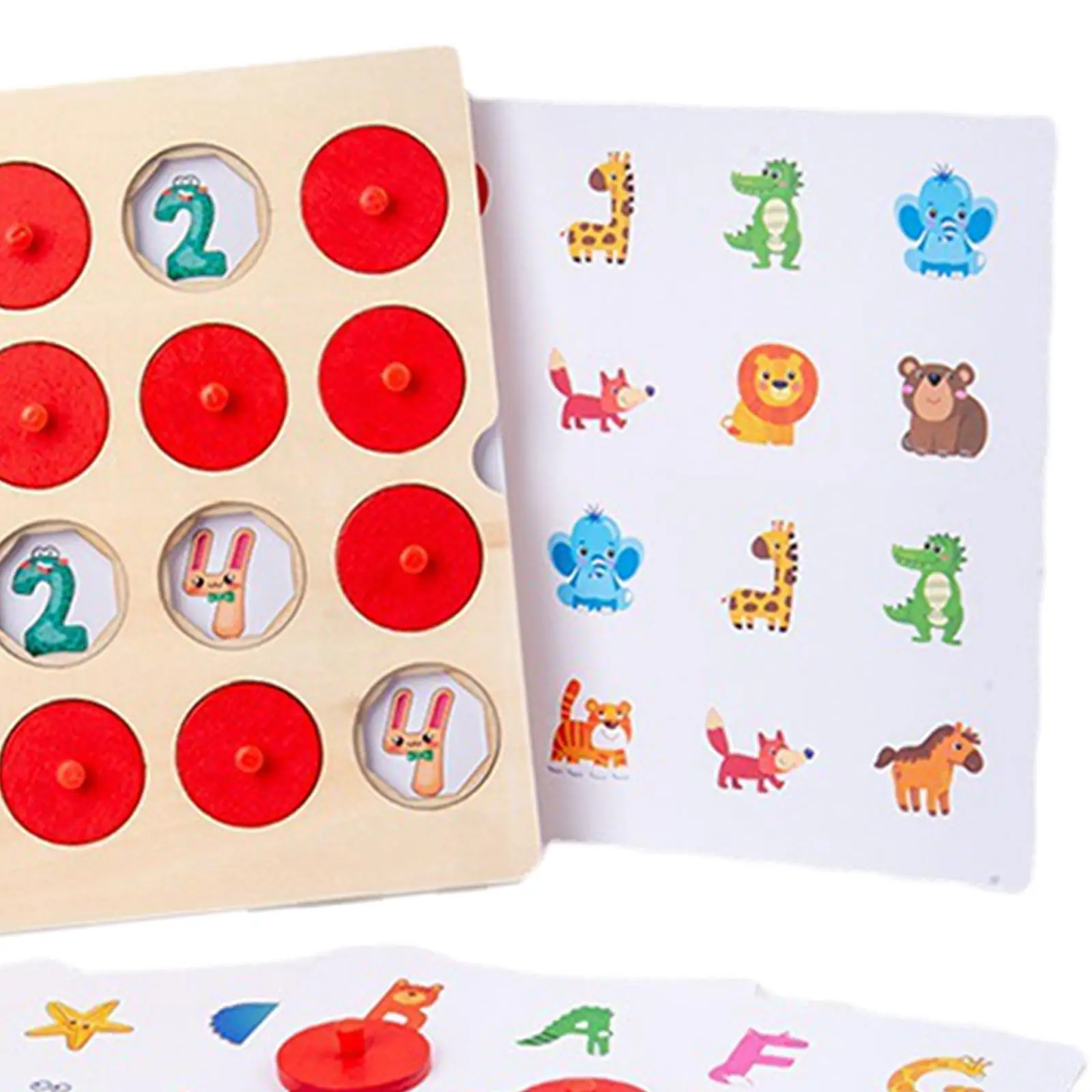 Memory Game Learning Toy Creative Activities Practical Portable Montessori Toy