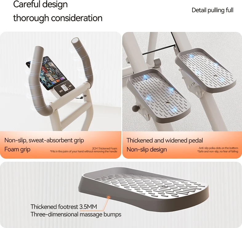 

Новый бесшумный многофункциональный степпер для дома: тренажер для фитнеса, имитатор подъема по лестнице, беговая дорожка