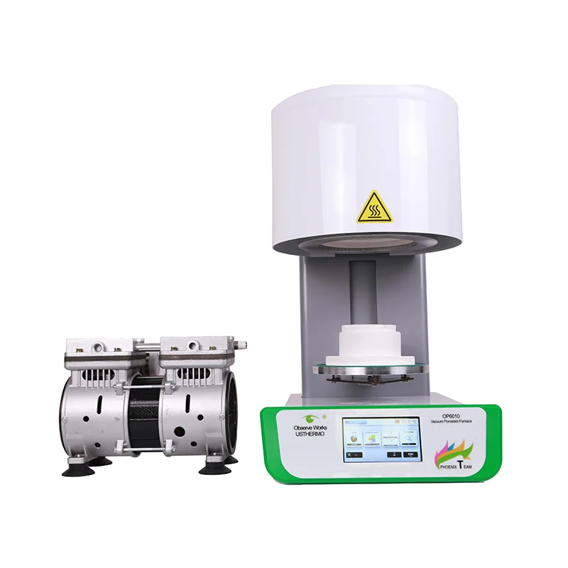 OP6000 Dental Vacuum Porcelain Furnace with TOUCH SCREEN Lab Equipment High Efficiency Ceramic Oven