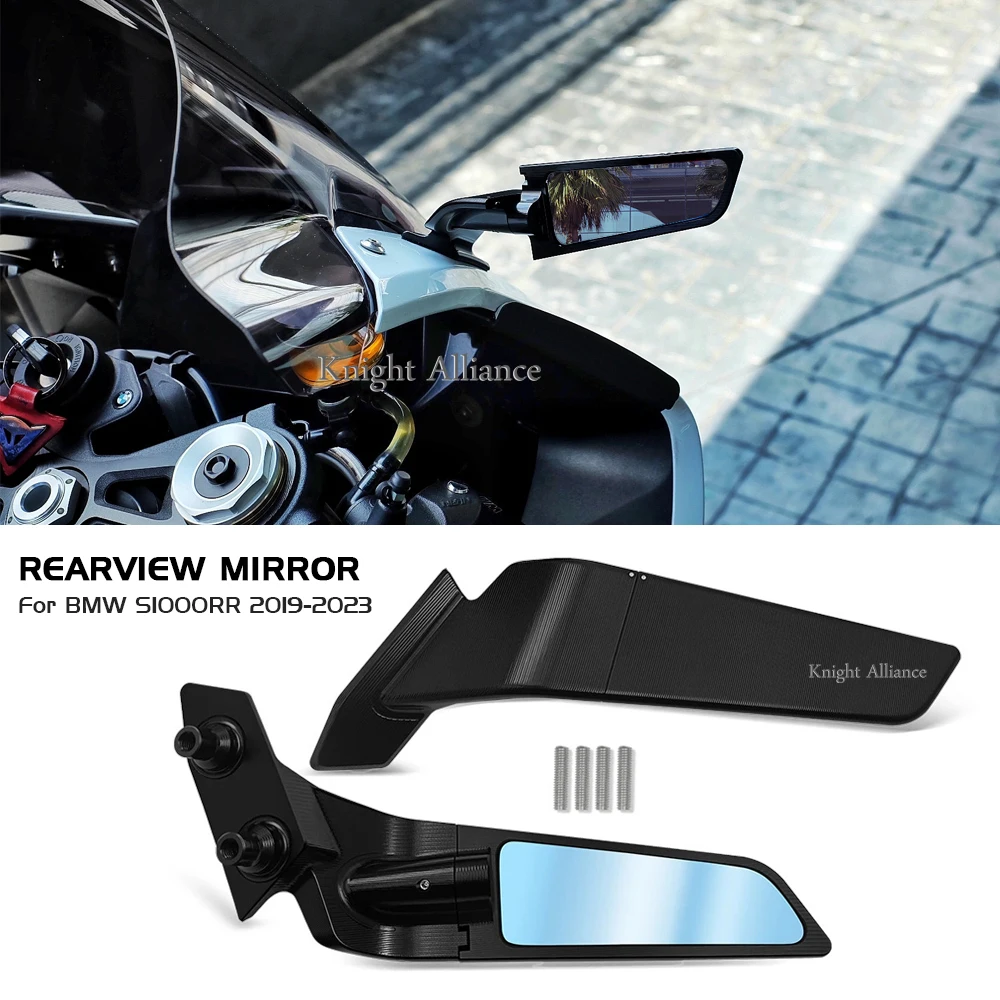 

Motorcycles Wind Wing Adjustable Rotating Rearview Mirror Light For BMW S1000 RR S 1000 RR S1000RR s1000rr 2019-2023 2021 2022