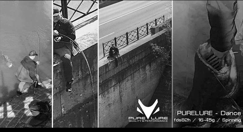 PURELURE DANCE S822H ML H Spinnrute für Bass High Carbon Long Throwing Angelrute im FUJI-Zubehör, Plus Spinnrolle – Detail 4