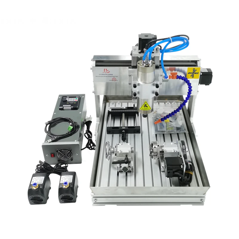 CNC Router 6040 Milling Machine 3040 Wood Engraving Cutter 4&5 Axis Water Cooling Metal Engraver With Water Tank 2200W 1500W