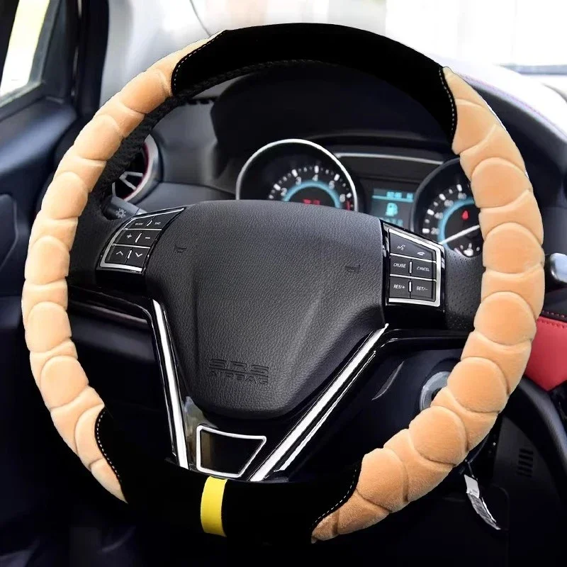 

Чехол на руль Haval M6 Plus/H2/F7/H6/DARGO/F7/F7x/Jolion Pro, зимние плюшевые рулевые колеса, автомобильные аксессуары