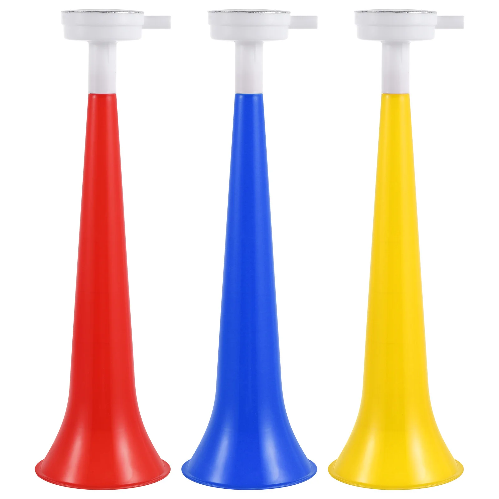 10 pz 1 sezione plastica tromba Noise Maker giocattoli per bambini Cheerleader gioco sportivo tifo puntelli festa di compleanno regalo di favore (casuale