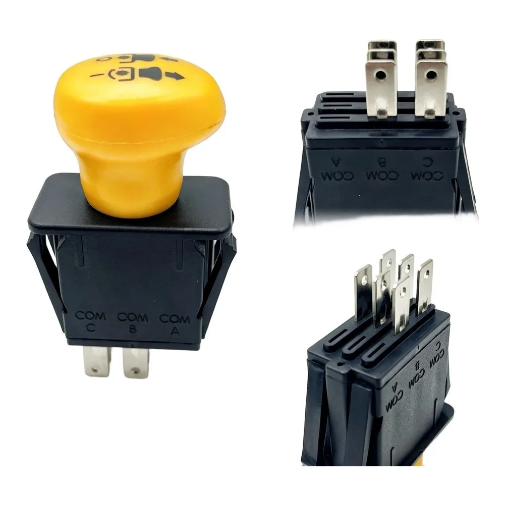 /430-027 /PTO /Switch For For For Toro 93-998 95-7489 Lawn Mower Engine Part Black Yellow Plastic Safety Control Replacement Acc