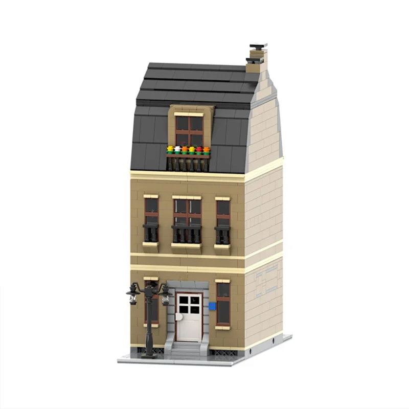 1423 قطعة MOC البيت السكني القديم وحدات نموذج اللبنات لتقوم بها بنفسك فكرة الإبداعية التعليم الطوب هدية الكريسماس اللعب عيد ميلاد #3
