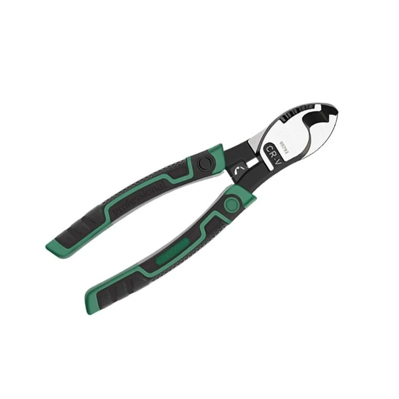 

652F Cutting Pliers Wire Cutter Steel Cable Cut Copper Wire Rope Spring Wire Multifunction Hand Tool For Electrician Home