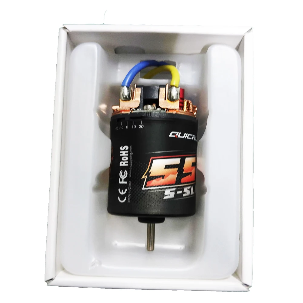 

Hobbywing QuicRun Brushed Motor 540 30T 40T / 555 11T 13T for 1/10 RC Crawler Short course truck Monster truck