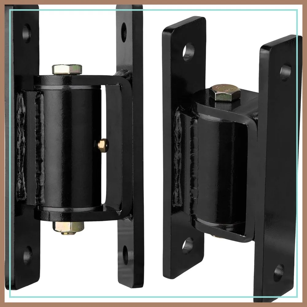 

Heavy Duty Gate Hinges, 7in for Wood/Metal Gates, 1100lbs Max, Roller Bearing, 90° Smooth Opening, 2-Pack