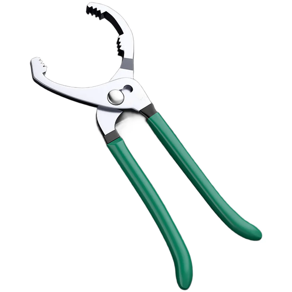 Oil Filter Wrench Designed for Automotive Use with Rugged Metal Build and Position Jaw for Accurate Engagement