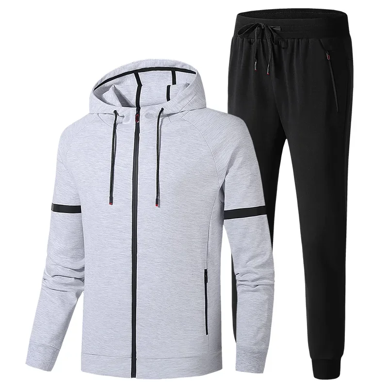 Sportsets Heren Plus Size 7XL 8XL Losse sportkleding Lente Winddicht Hoodiepak Klassiek sportpak Mannelijke trainingspakken Joggingset