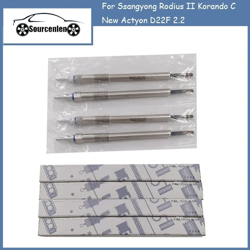 Brand New Genuine Glow Plug 6721590001 for Ssangyong Rodius II Korando C New Actyon D22F 2.2 A6721590001