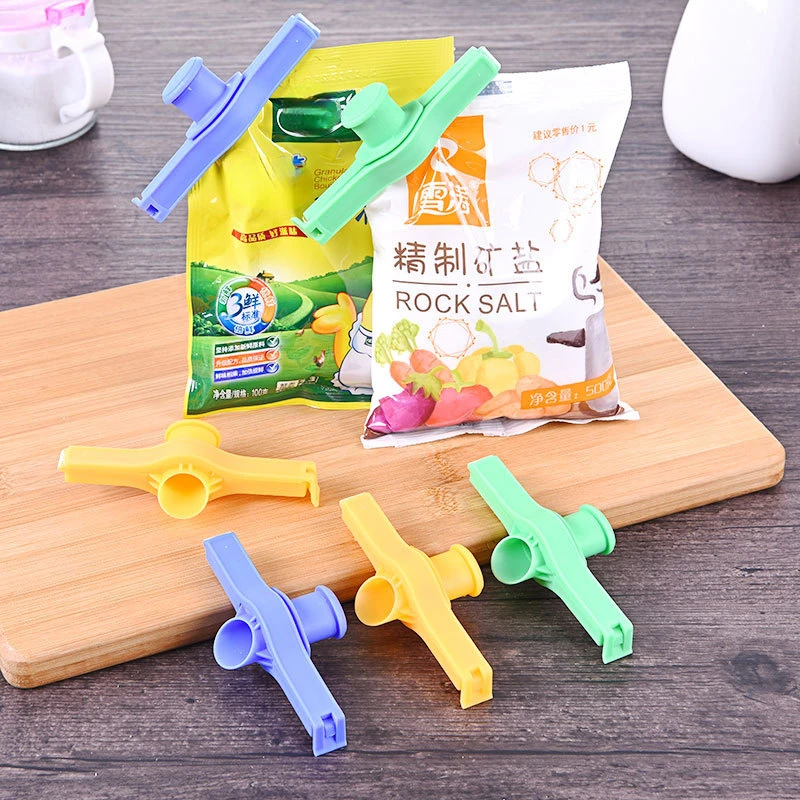 2pcs Snack Spout Sealing Clip Food Bag Sealing Milk Powder Clip Food Bag Sealing Strip Sealer Plastic Preservation Clip