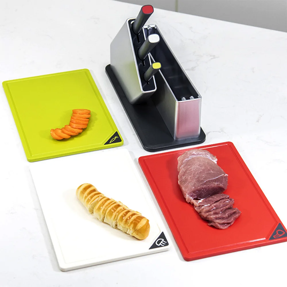 Kitchen Knife Set Kitchen Knives Smart Cutting Board Knives Set for Kitchen Cutting Boards Set Chopping Board with Holder