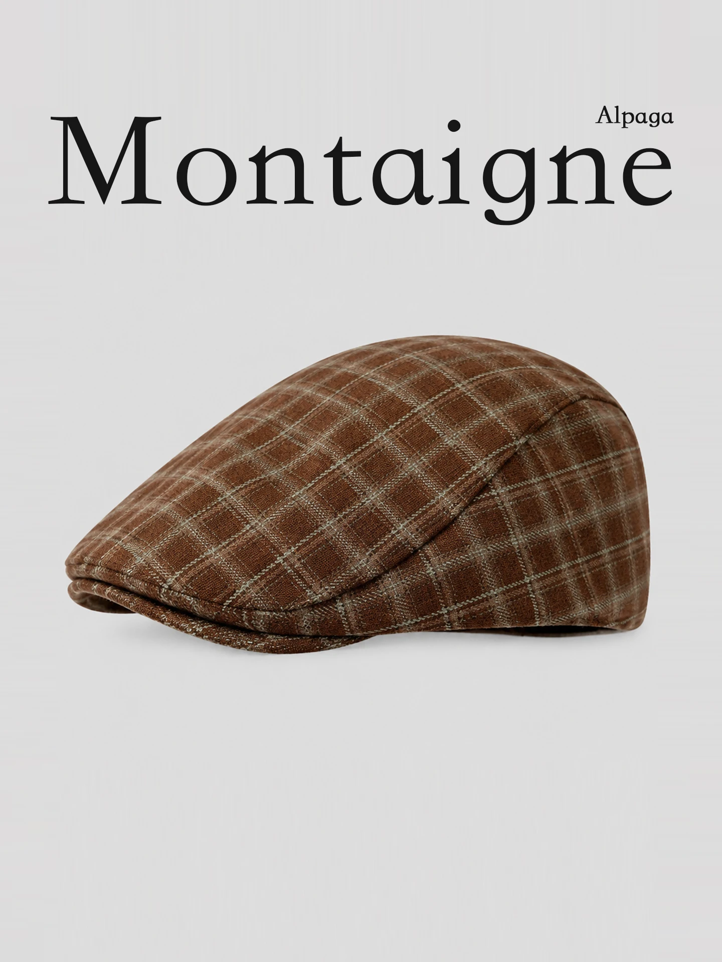 beret-a-carreaux-retro-alpaga-montaigne-reglable-en-fibre-de-polyester-pour-hommes-et-femmes-chapeau-tendance-et-polyvalent-pour-le-printemps-l'automne-et-l'hiver