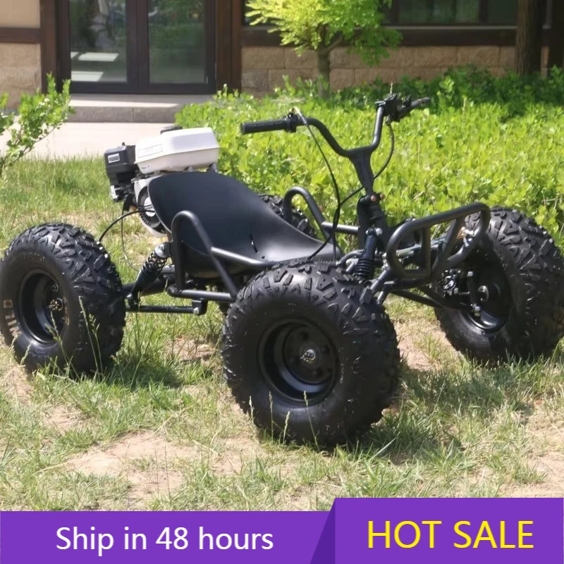 

YTYIN 212cc Off Road Go Kart Racing with 10 Inch Tires All Terrain 8 Wheel UTV Beach Mountain Drift Adult Dune Kart Utility Vehi