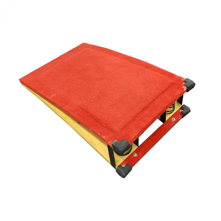 Trampoline de type S pour enfants, planches de gymnastique pour enfants, tongs d'arts martiaux, pédale de terrain, planche à ressort