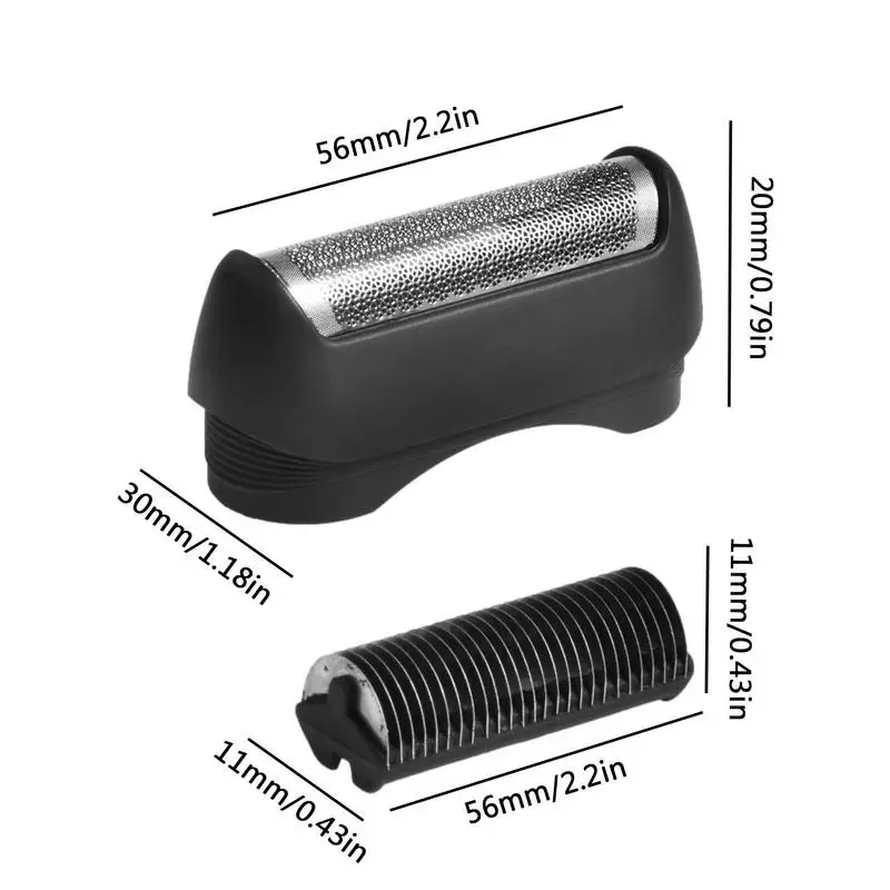 Set di rifilatura pellicola di ricambio per rasoio e taglierina per Braun 11B Series 1 110 120 140 815 835 5683 5684 5685 rasoio