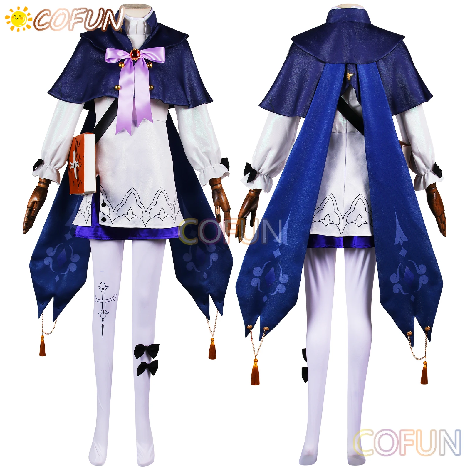 

COFUN [Customized] Game Honkai Star Rail The Scribe Dubra Cosplay Costume The Ever-Flame Mansion Member Dubra Suit Dress