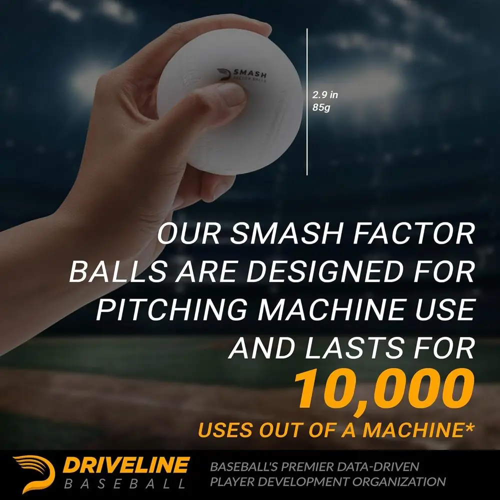 High-Density Foam Baseballs - 4 oz, 12 Pack Hitting Practice Balls view 3
