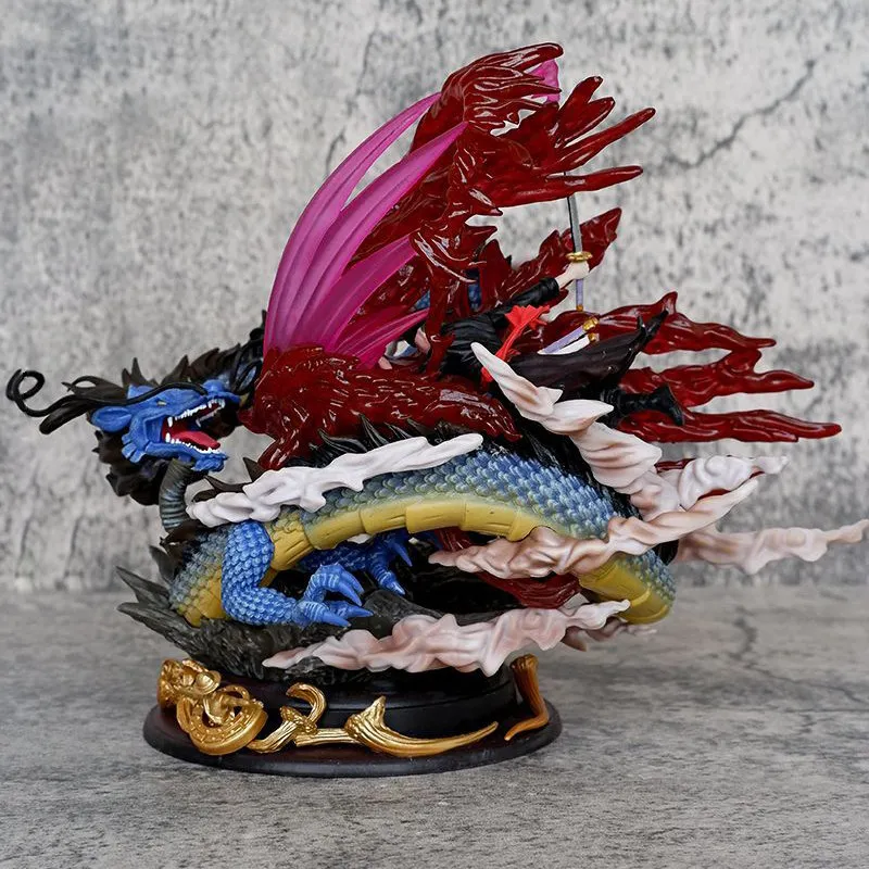 one-piece-ghost-island-qinglong-kaiduo-vs-solon-nine-knives-flow-asura-scene-anime-handmade-model-ornament-gift