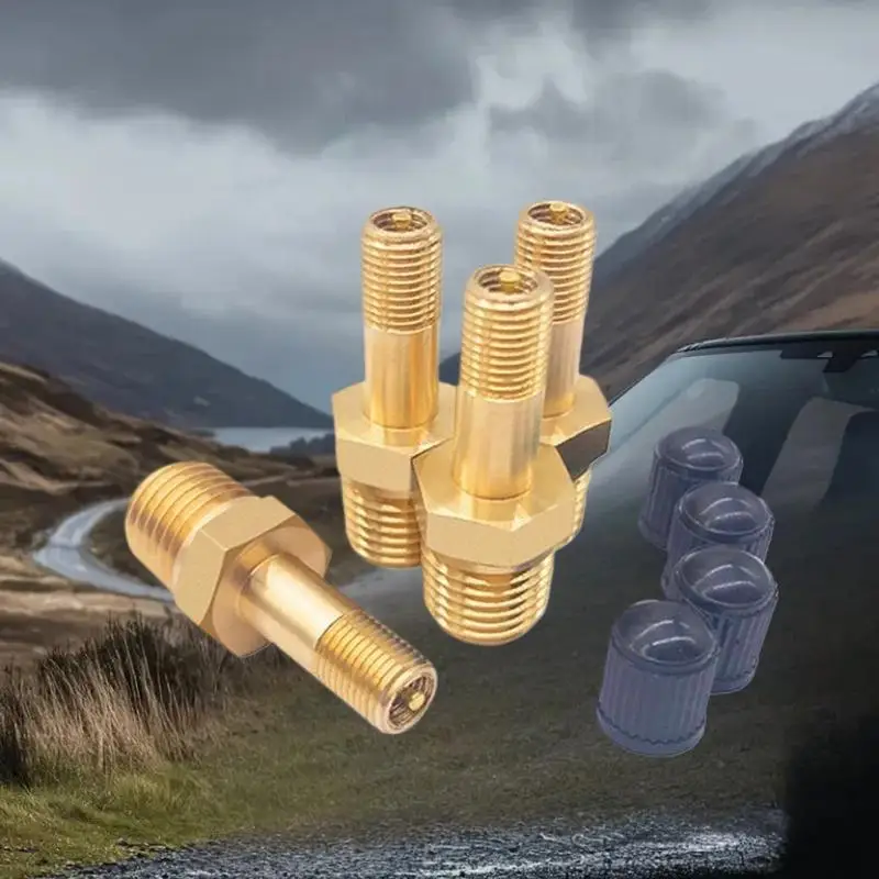 Stress-Resistant 1Pcs Schrader Valve 1/4 NPT 1/8 NPT M10: Ideal for Air Compressor Tanks & Auto Tires